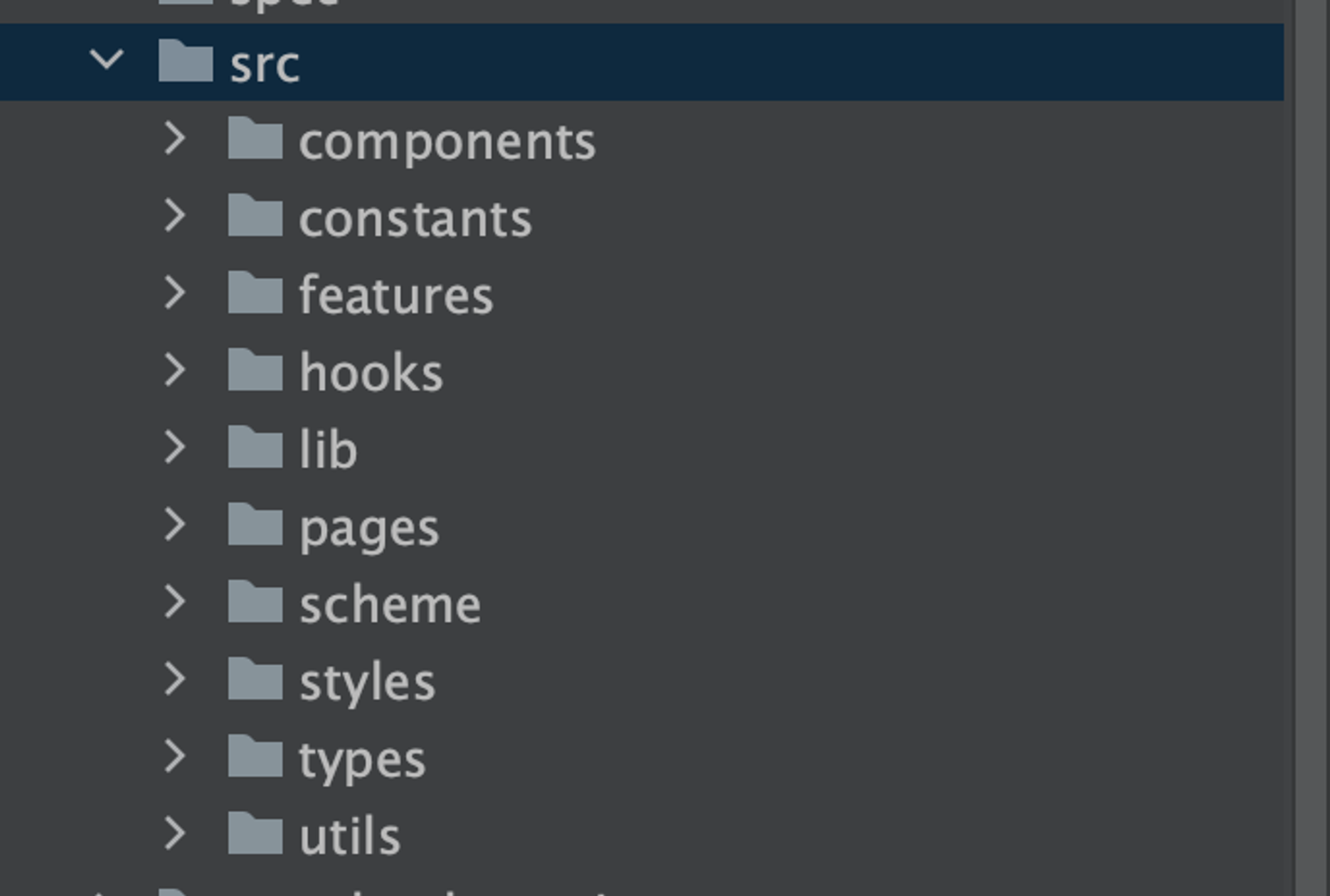 Example of React directory structure pattern in 2021